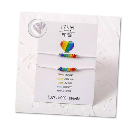 PULSERAS PRIDE LGBT CON EXHIBIDORES