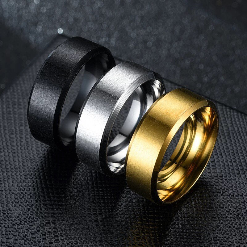 ANILLO LISO ACERO INOXIDABLE