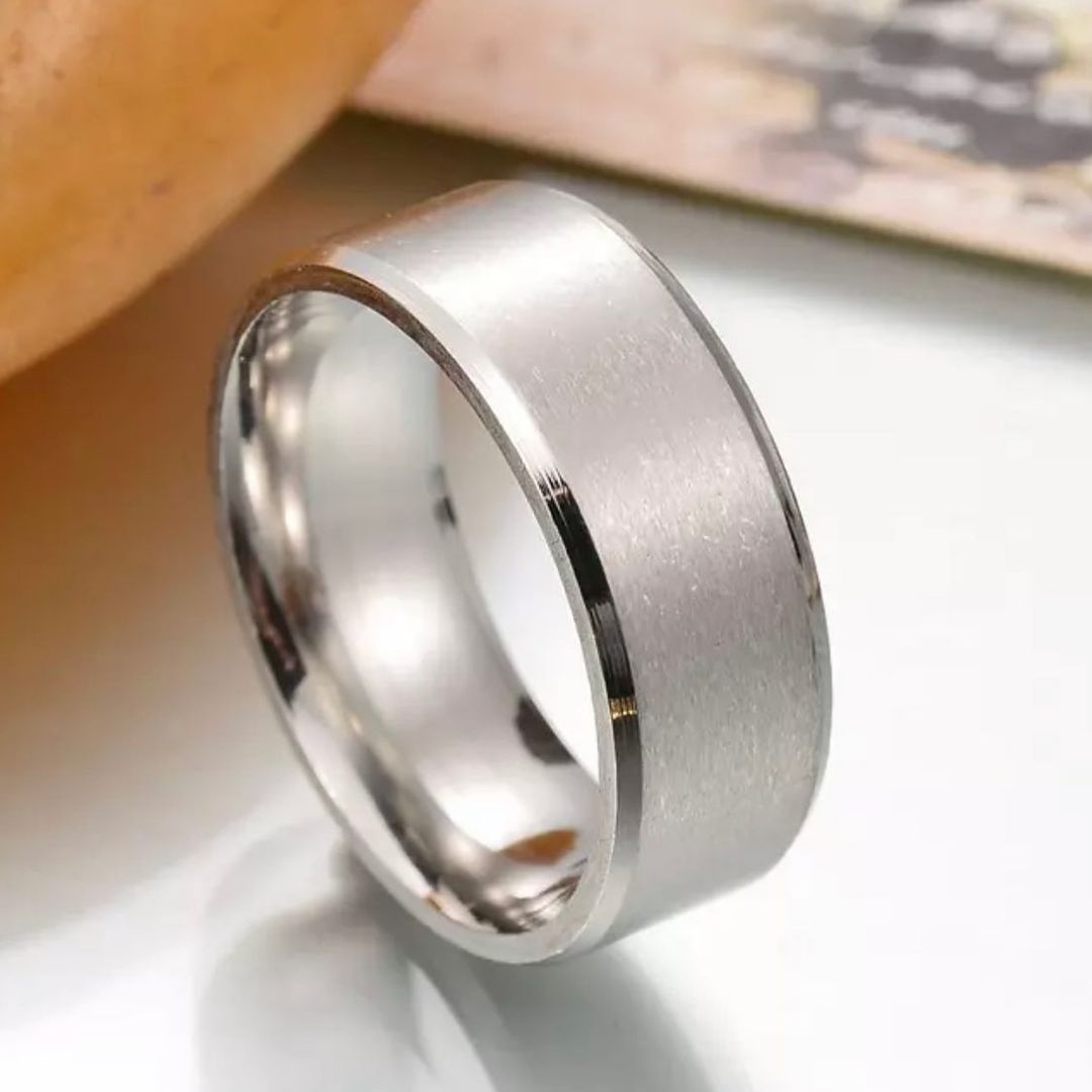 ANILLO LISO ACERO INOXIDABLE