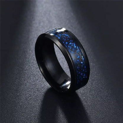 ANILLOS FIBRA DE CARBONO  ACERO INOXIDABLE