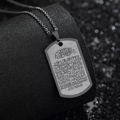 COLLAR MASCULINO CON ESTAMPADO ARABE