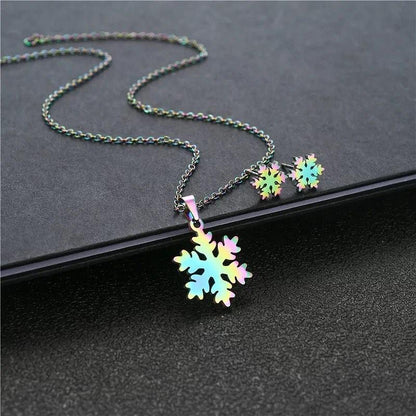 SET DE COLLAR MULTICOLOR ACERO