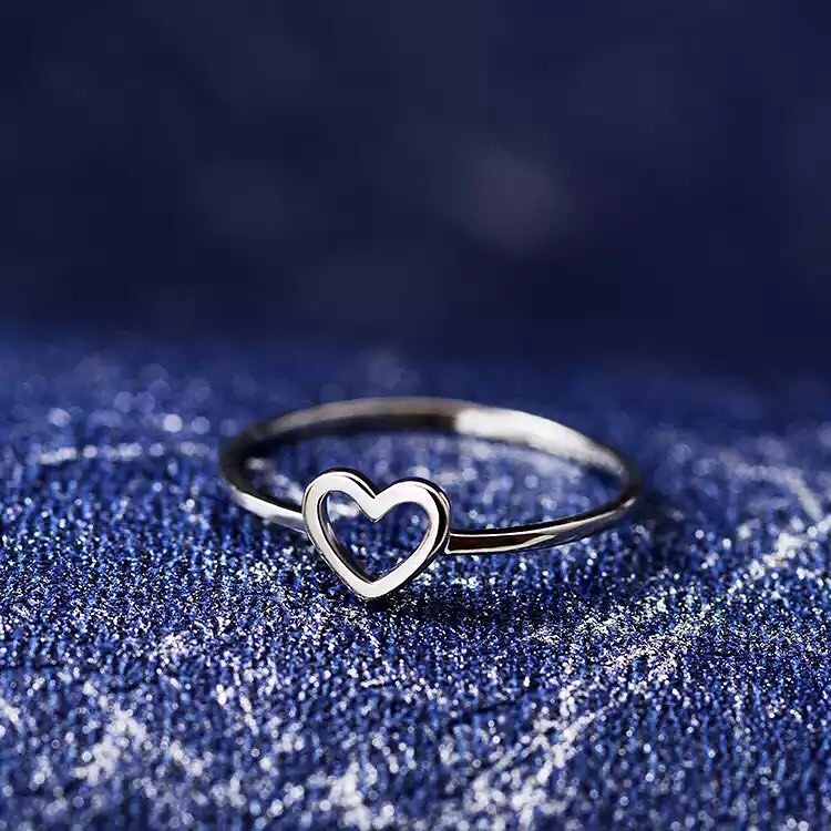 ANILLO LITTLE  HEART MINIMALISTA ACERO INOXIDABLE