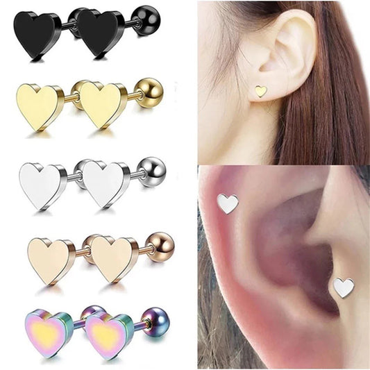 ARETES MINIMALISTAS CORAZON