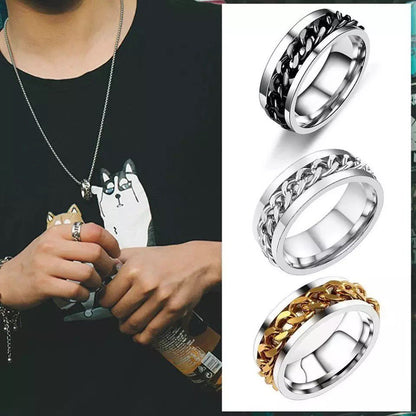 ANILLO CADENA ACERO INOXIDABLE