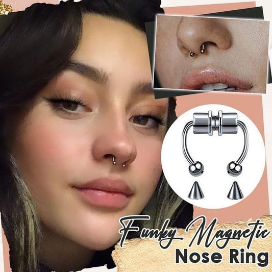 ARETES A PRESIÓN ARO DE NARIZ MAGNÉTICO SEPTUM