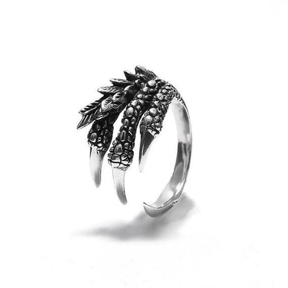 ANILLO GARRAS DE DRAGÓN VINTAGE PUNK