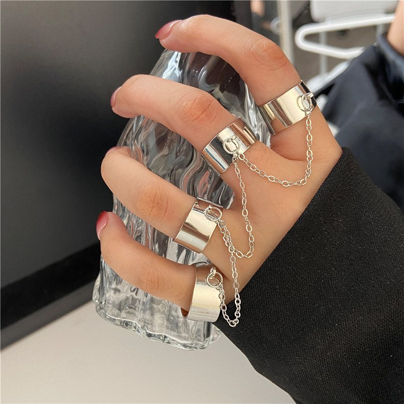 ANILLO  MULTICAPA RETRO PUNK  VINTAGE UNISEX