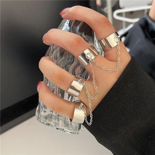 ANILLO  MULTICAPA RETRO PUNK  VINTAGE UNISEX