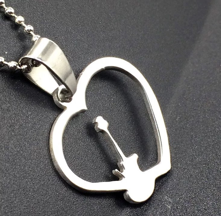 COLLAR MINIMALISTA ACERO INOXIDABLE PLATEADO