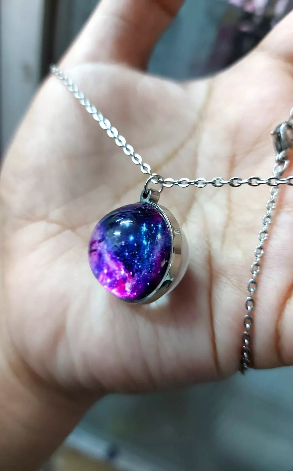 COLLAR GALAXIA NEBULOSA 3D