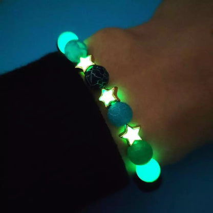 BRAZALETE ESTRELLAS 8MM BRILLA EN LA OSCURIDAD