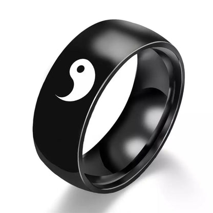 ANILLOS DE PAREJA BFF YIN YANG