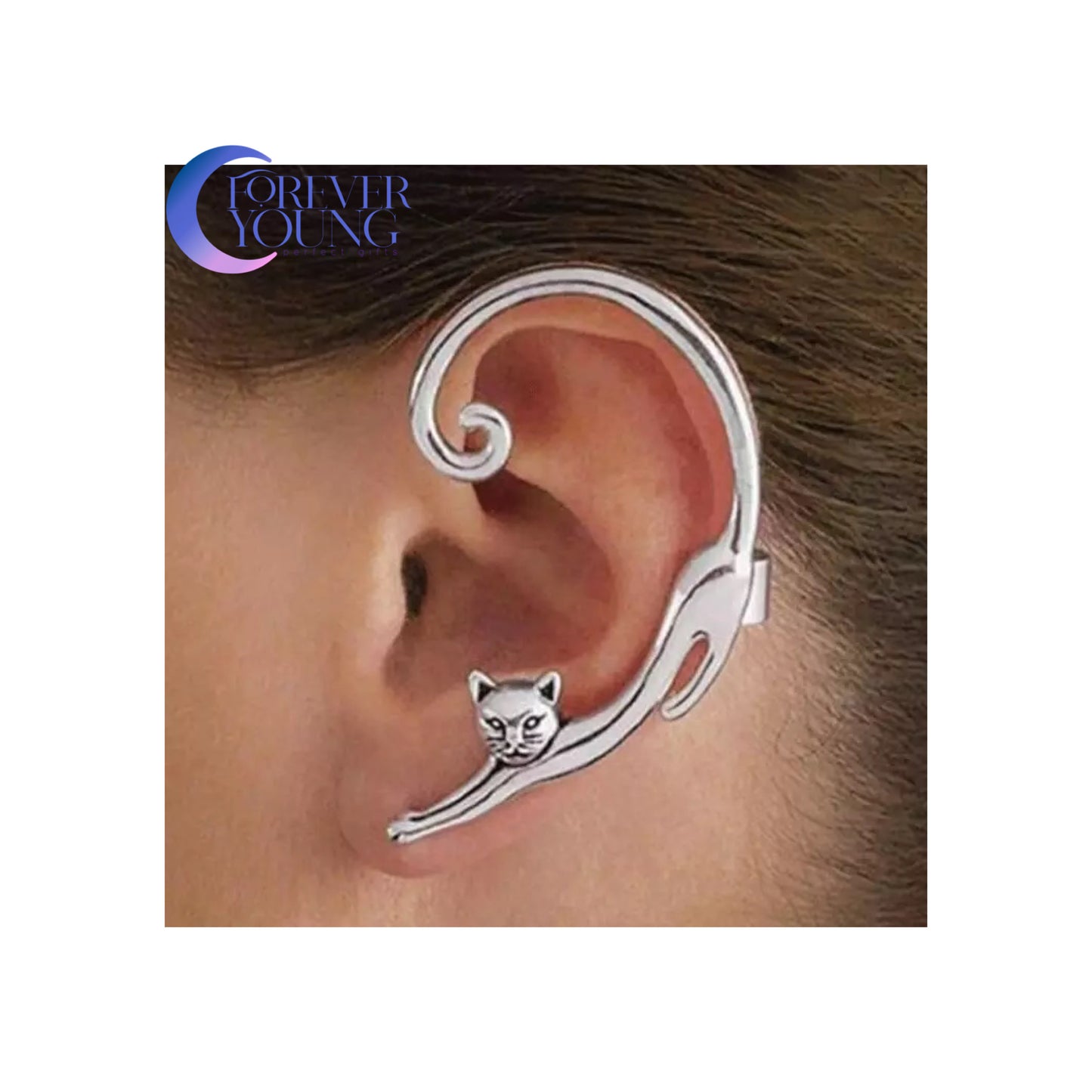 ARETES GATO EARCUFF CAT