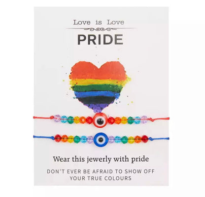 PULSERAS PRIDE LGBT CON EXHIBIDORES