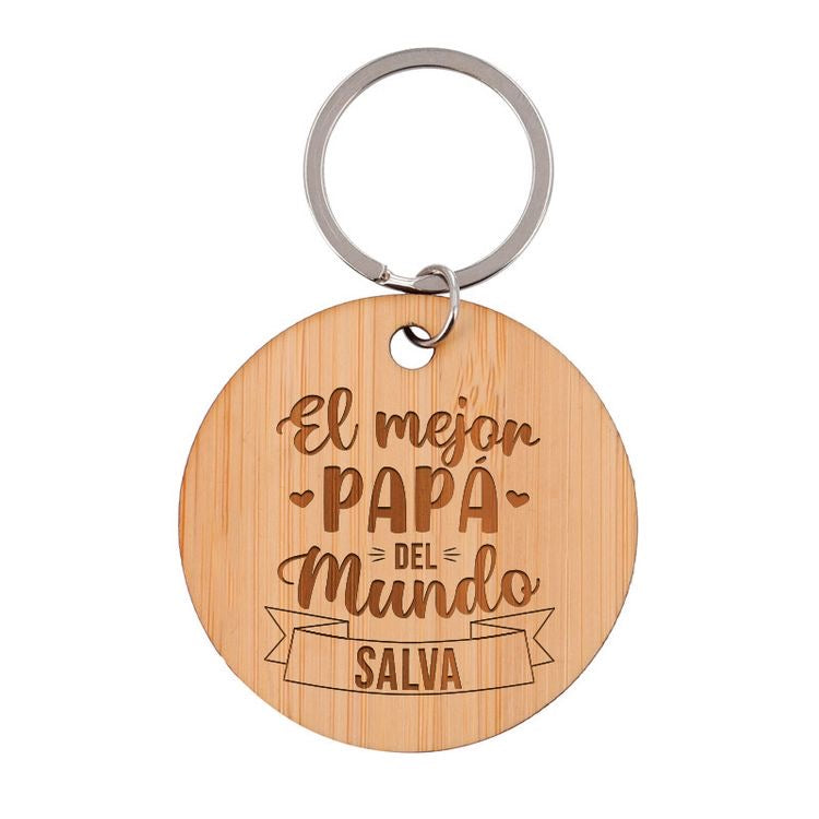 LLAVEROS MINIMALISTA EN MADERA PERSONALIZADO GROSOR FINO