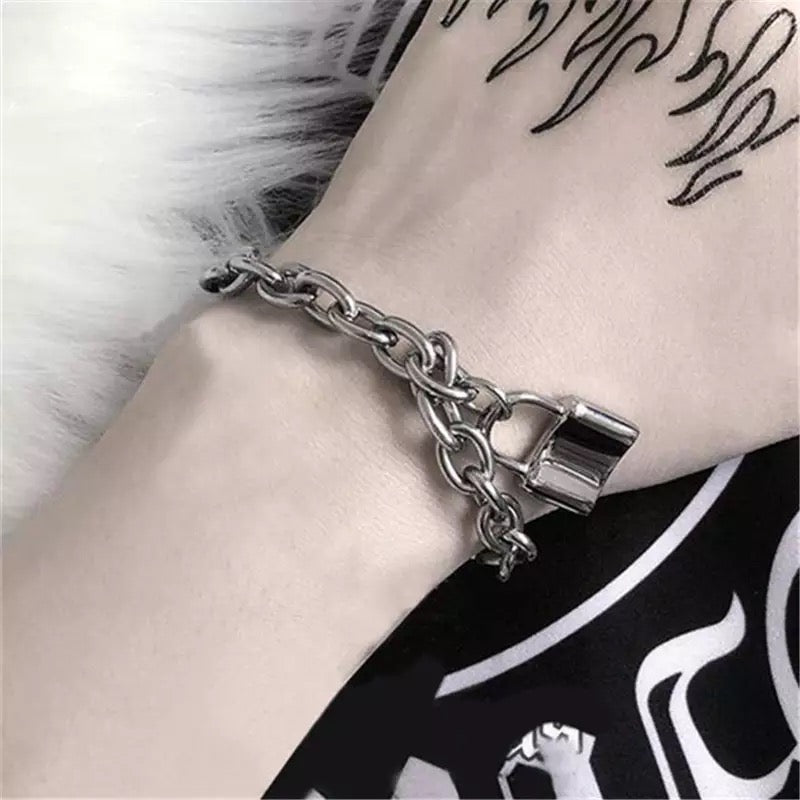 BRAZALETE CANDADO PUNK UNISEX