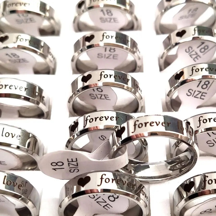 ANILLOS DE PAREJA LOVE FOREVER