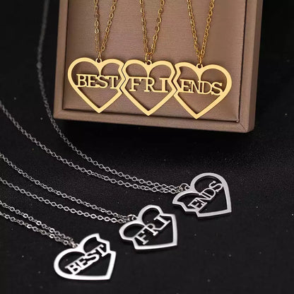 TRIO DE COLLARES MEJORES AMIGAS POR SIEMPRE