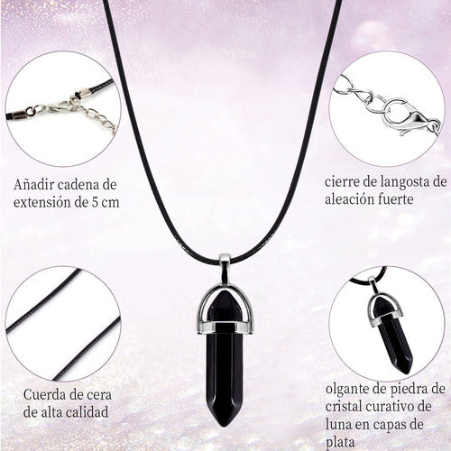 COMBO COLLARES CUARZO PAQUETE DE 6