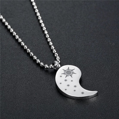 COLLARES DE PAREJA YIN YANG SOL & LUNA 🌜