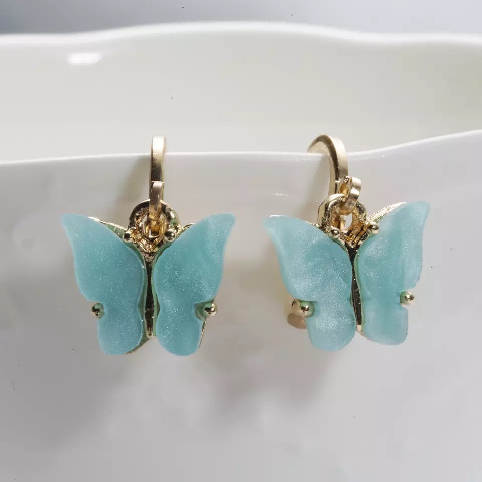 ARETES PEQUEÑOS MARIPOSAS AESTHETIC