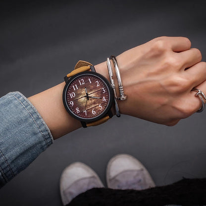 RELOJES EN TENDENCIA DIAL GRANDE UNISEX