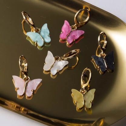 ARETES PEQUEÑOS MARIPOSAS AESTHETIC