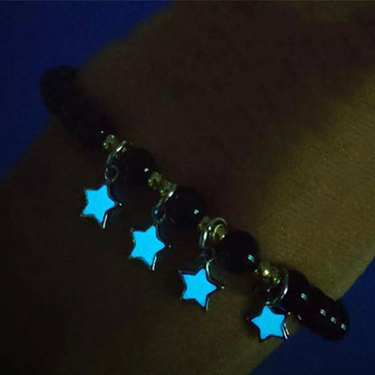 BRAZALETE ESTRELLAS BRILLA EN LA OSCURIDAD MININALISTA