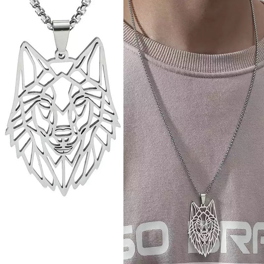 COLLAR DIJE HUECO DE LOBO 🐺