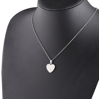 COLLAR CORAZÓN  PEQUEÑO MINIMALISTA PERSONALIZABLE