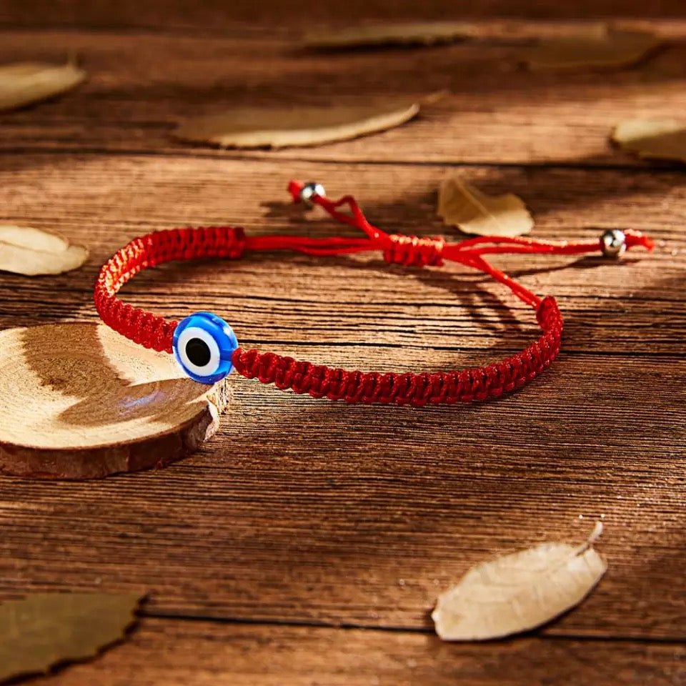 PULSERA OJO TURCO HILO ROJO