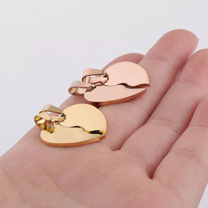 PAR COLLARES CORAZONES PERSONALIZABLES MINIMALISTA