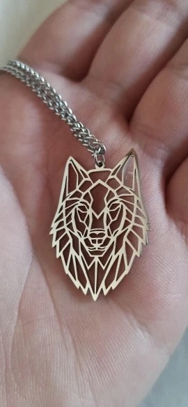 COLLAR DIJE HUECO DE LOBO 🐺