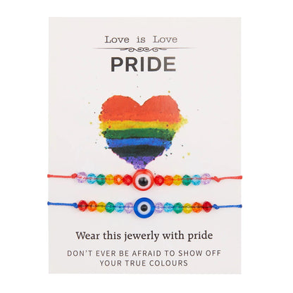 PULSERAS PRIDE LGBT CON EXHIBIDORES