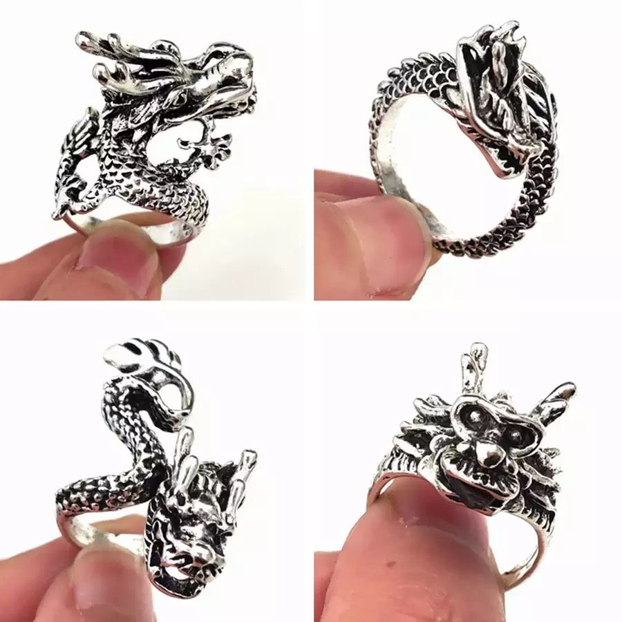 ANILLOS DRAGÓN PUNK  VINTAGE