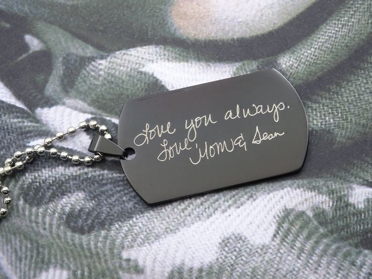 COLLAR PLACA MILITAR UNISEX PERSONALIZABLE