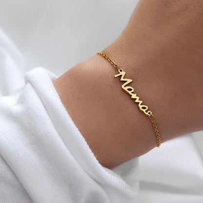 BRAZALETE MAMÁ MADRE  MINIMALISTA