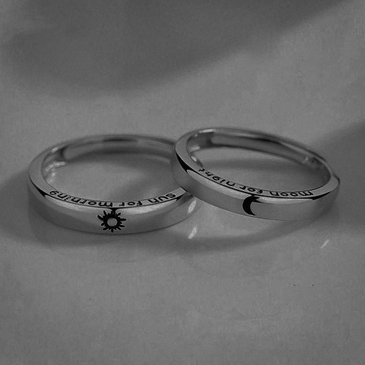 ANILLOS DE PROMESA SOL & LUNA