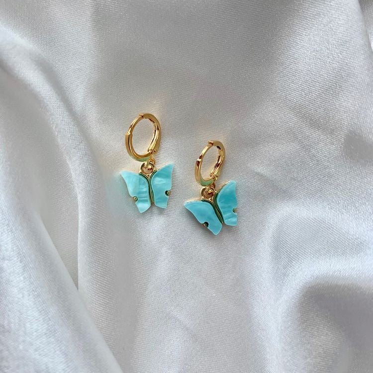 ARETES PEQUEÑOS MARIPOSAS AESTHETIC