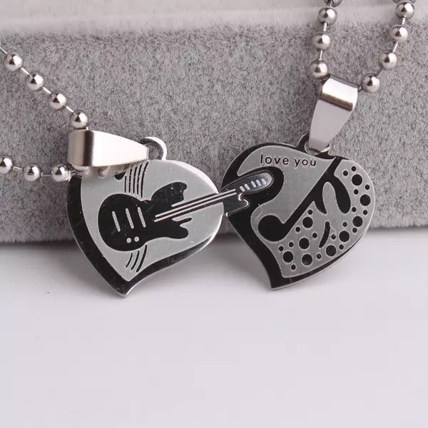 COLLARES NOTAS MUSICALES ROMPECABEZAS MINIMALISTAS