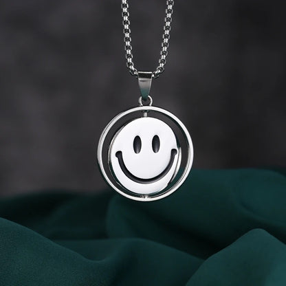 COLLAR PUNK CARA FELIZ TRISTE GIRATORIA UNISEX