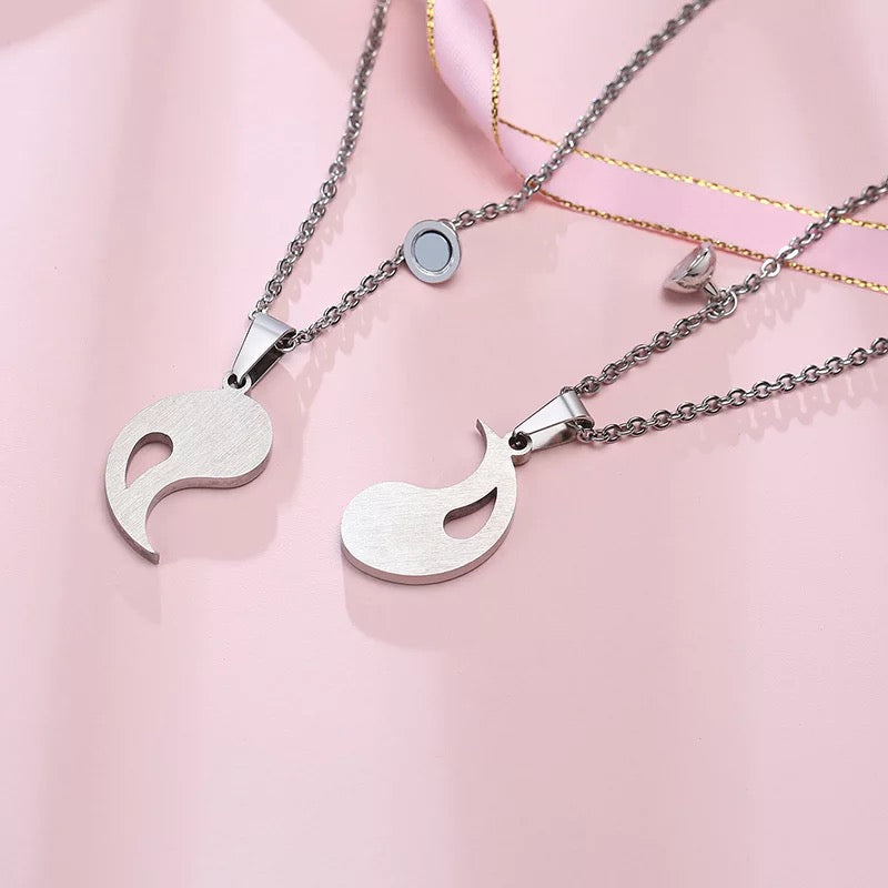 COLLARES DE PAREJA YIN YANG CON APERTURA