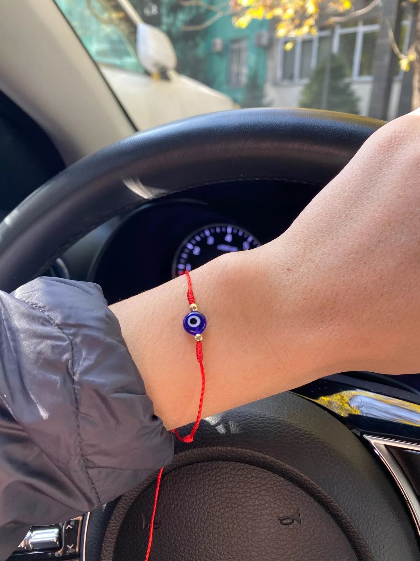 PULSERA OJO TURCO HILO ROJO