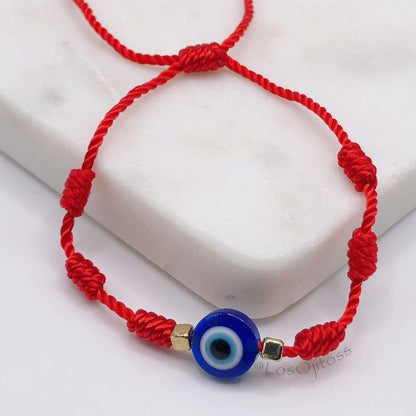 PULSERA OJO TURCO HILO ROJO