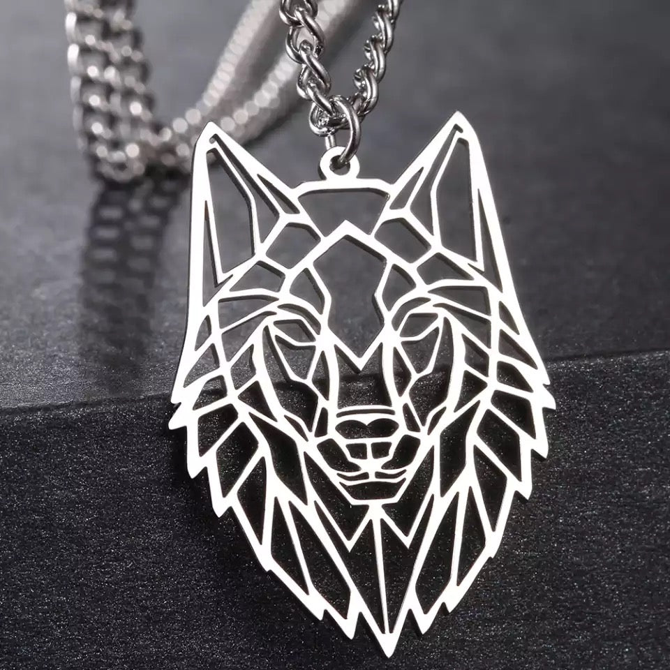 COLLAR DIJE HUECO DE LOBO 🐺