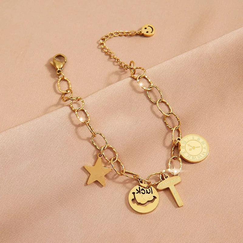 BRAZALETE CARAS FELICES KAWAII