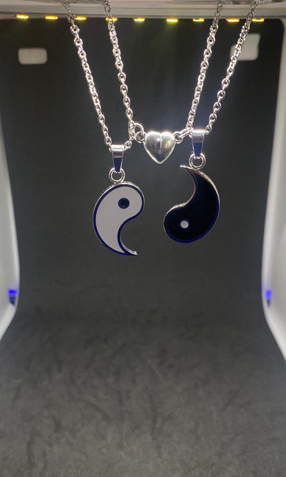 COLLARES DE PAREJA YIN YANG