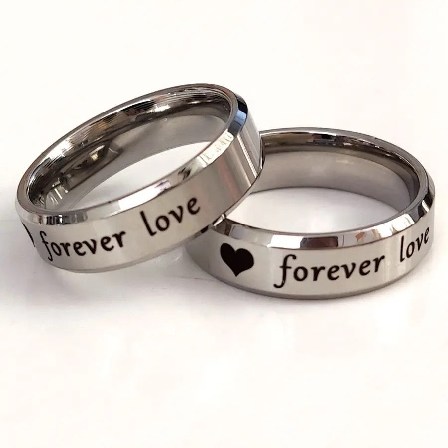 ANILLOS DE PAREJA LOVE FOREVER