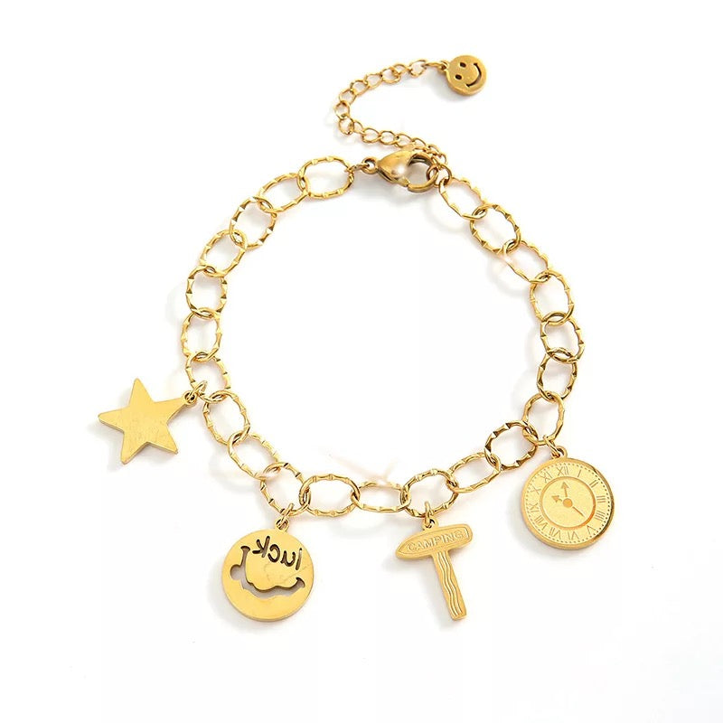 BRAZALETE CARAS FELICES KAWAII